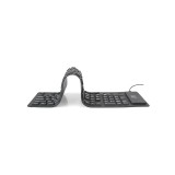 Tastatura flexibila PS2 neagra , 109 taste, 17 taste rapide pentru mulitimedia și internet, EN layout Tastatura flexibila PS2 neagra , 109 taste, 17 taste rapide pentru mulitimedia și internet, EN layout